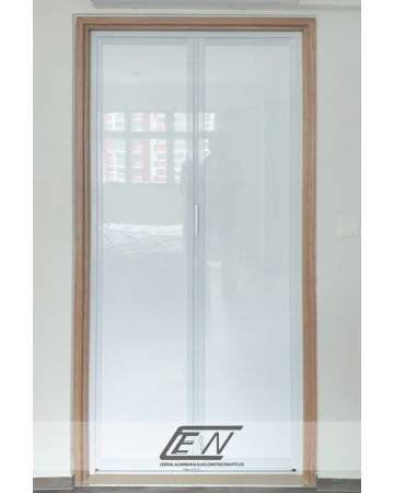 Aluminium Frame PVC Bi-Fold (Top & Bottom Track)
