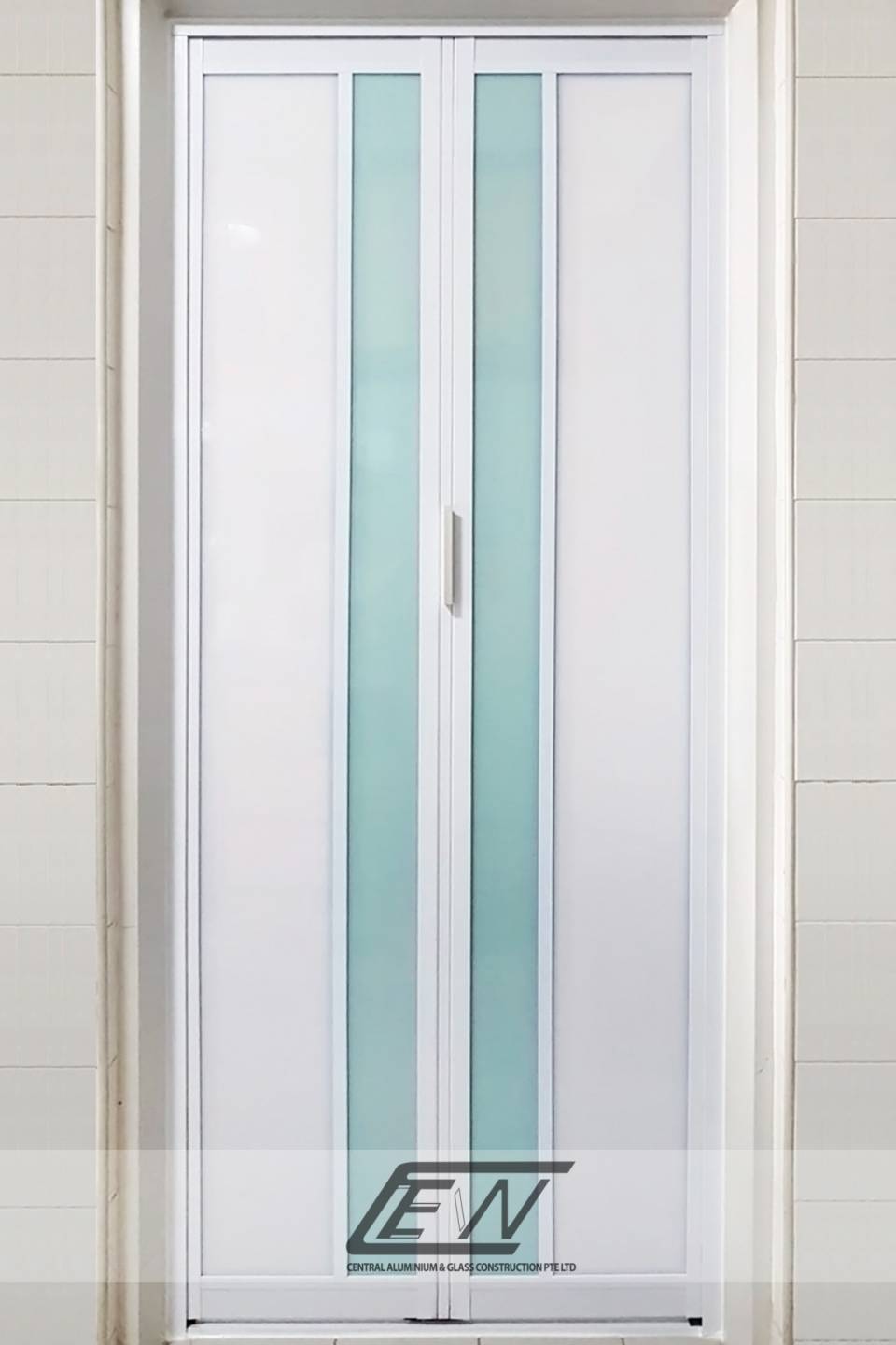 Aluminium Frame PVC Bi-Fold (Top & Bottom Track)