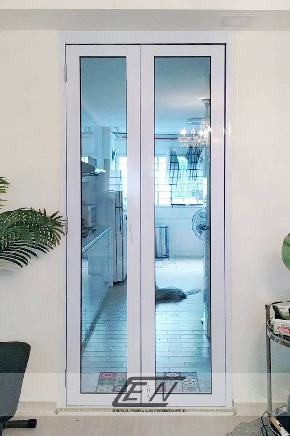 Aluminium Frame Bi-Fold (Top Track）