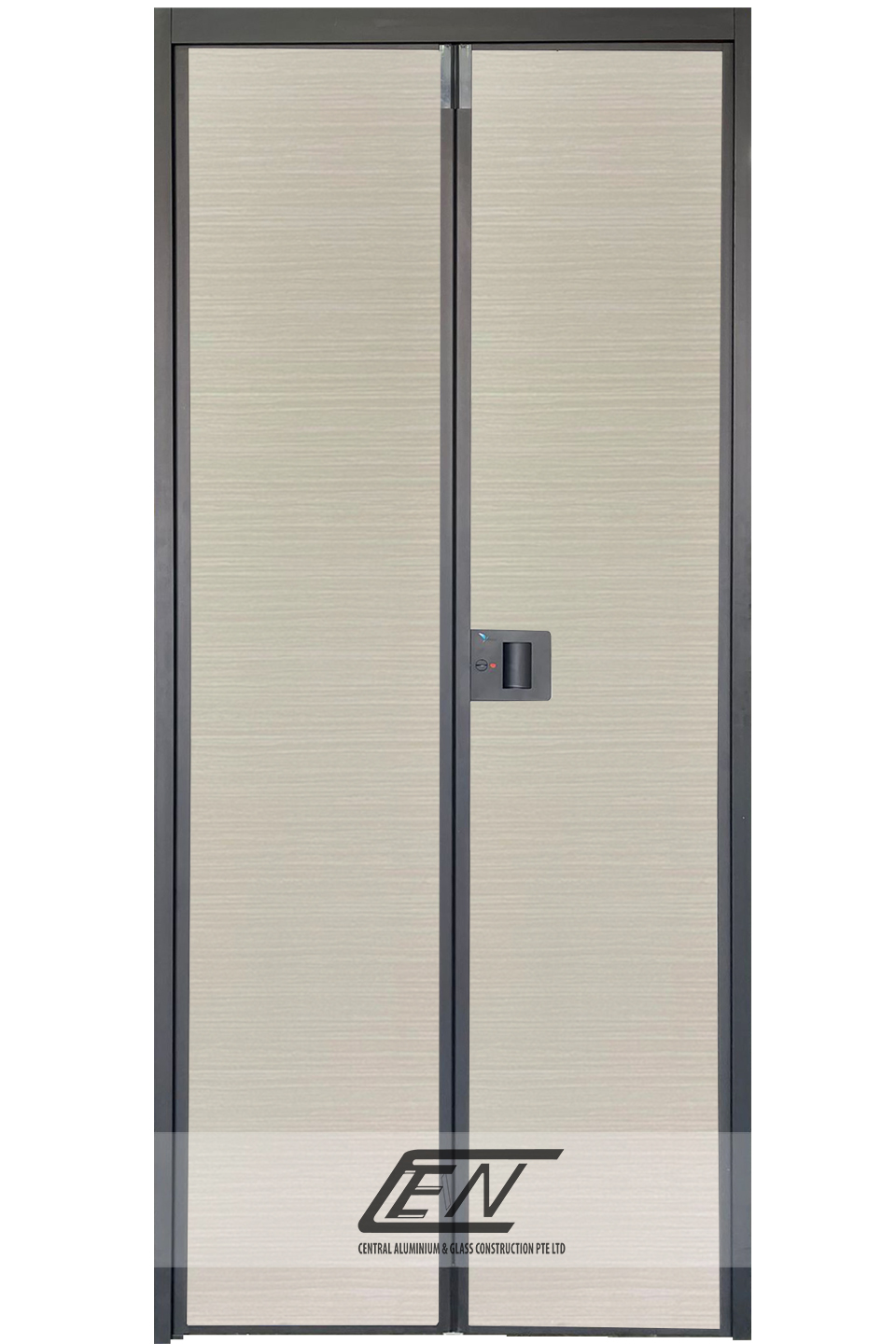 Aluminium Frame (Black) V-Fold Door - B50015