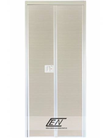 Aluminium Frame (White) V-Fold Door - W50015