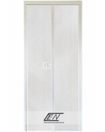 Aluminium Frame (White) V-Fold Door - W512