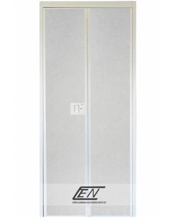 Aluminium Frame (White) V-Fold Door - W618