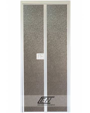 Aluminium Frame (White) V-Fold Door - W619
